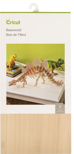 Cricut puulevy 15 x 30 cm (amerikanlehmus, 4 kpl)