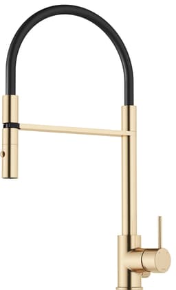 Mora INXX II Minipro kökskran med ventil (brushed brass)