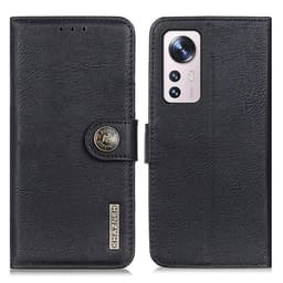 KHAZNEH Xiaomi 12 Lommebok-deksel - Svart