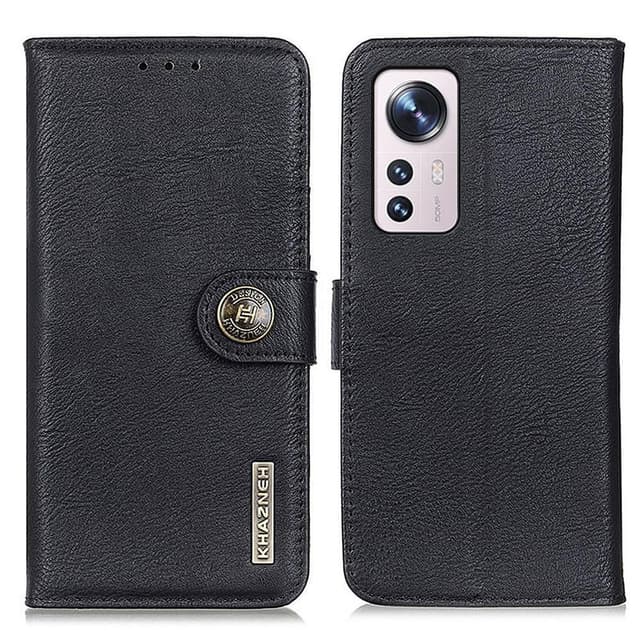 KHAZNEH Xiaomi 12 Pro Plånboksfodral - Svart