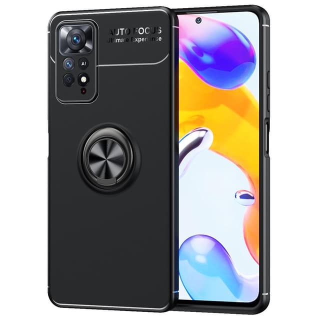 Xiaomi Redmi Note 11 Pro skal med Finger Ring och inbyggd plåt