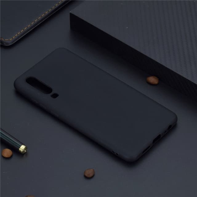 Huawei P30 Ultratunn Silikonskal - Svart