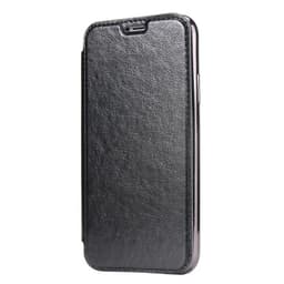 SKALO iPhone 11 Pro Max Lompakkokotelo TPU Ultra Ohut - Musta