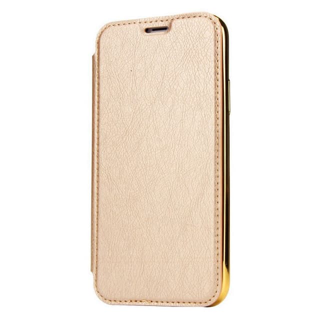 SKALO iPhone 11 Pro Max Flip Cover TPU Ultratyndt - Guld