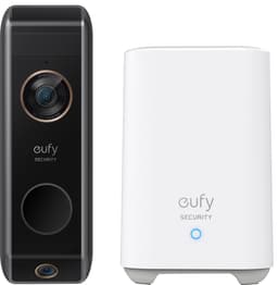 Eufy 2K Dual Cam Video Doorbell +Eufy Security HomeBase 2 gateway