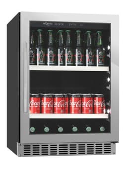 Innbyggbart ølskap / drikkekjøler - BeerServer 700 60 cm Rustfri