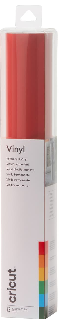 Cricut Premium Permanent Vinyl ark 6-pak (brights)
