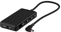Unisynk 8-Port USB-C hubb (svart)