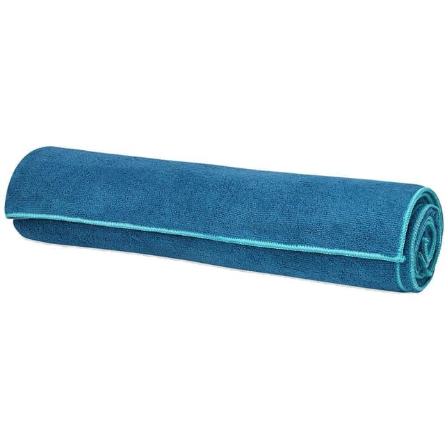 Gaiam Stay-Put Yoga Mat Towel Lake
