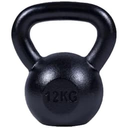 Gorilla Sports Kettlebell Massive Black 12 kg