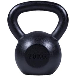 Gorilla Sports Kettlebell Massive Black 28 kg