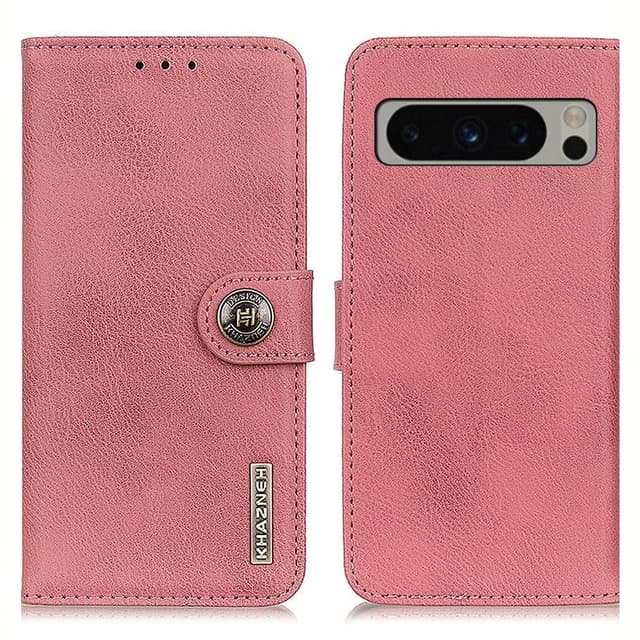 KHAZNEH Google Pixel 8 Pro Plånboksfodral - Rosa