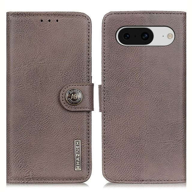 KHAZNEH Google Pixel 8 Plånboksfodral - Grå