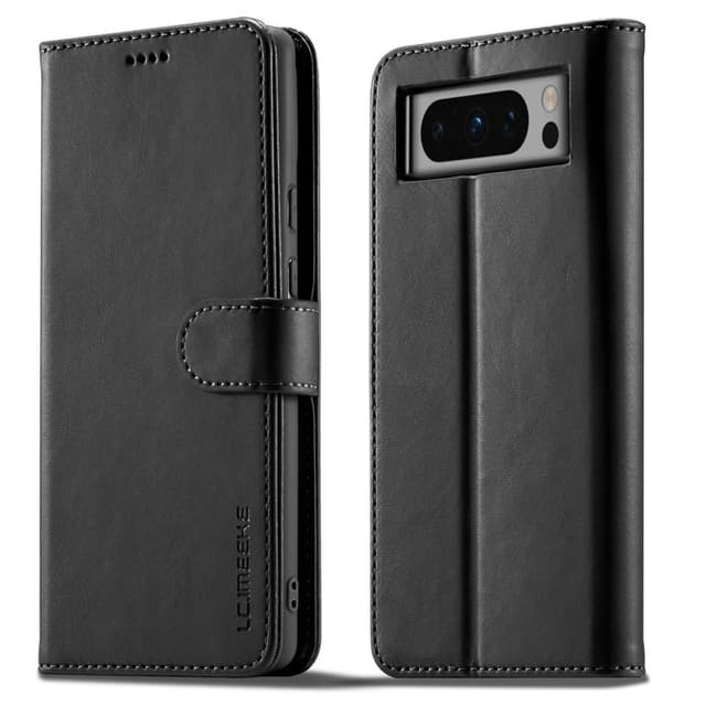 LC.IMEEKE Wallet Case till Pixel 8 Pro - Svart