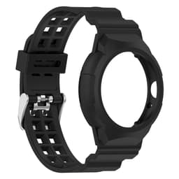 Integrert TPU-klokkerem Støtsikker for Google Pixel Watch 1/2 Sort