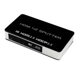 1 x 2 HDMI splitter UltraHD 4K 60Hz stöder 3D HDMI2.0 HDCP2.2