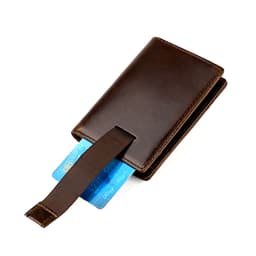 RFID-blockerande magnetkorthållare Mørkebrun