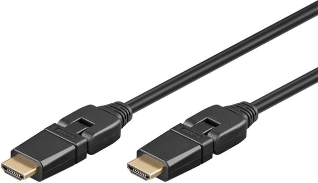 Goobay Høyhastighets HDMI™ 360°-kabel med Ethernet