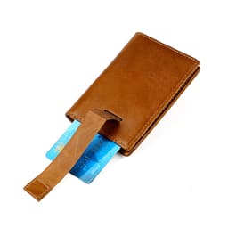 RFID-blockerande magnetkorthållare Brun