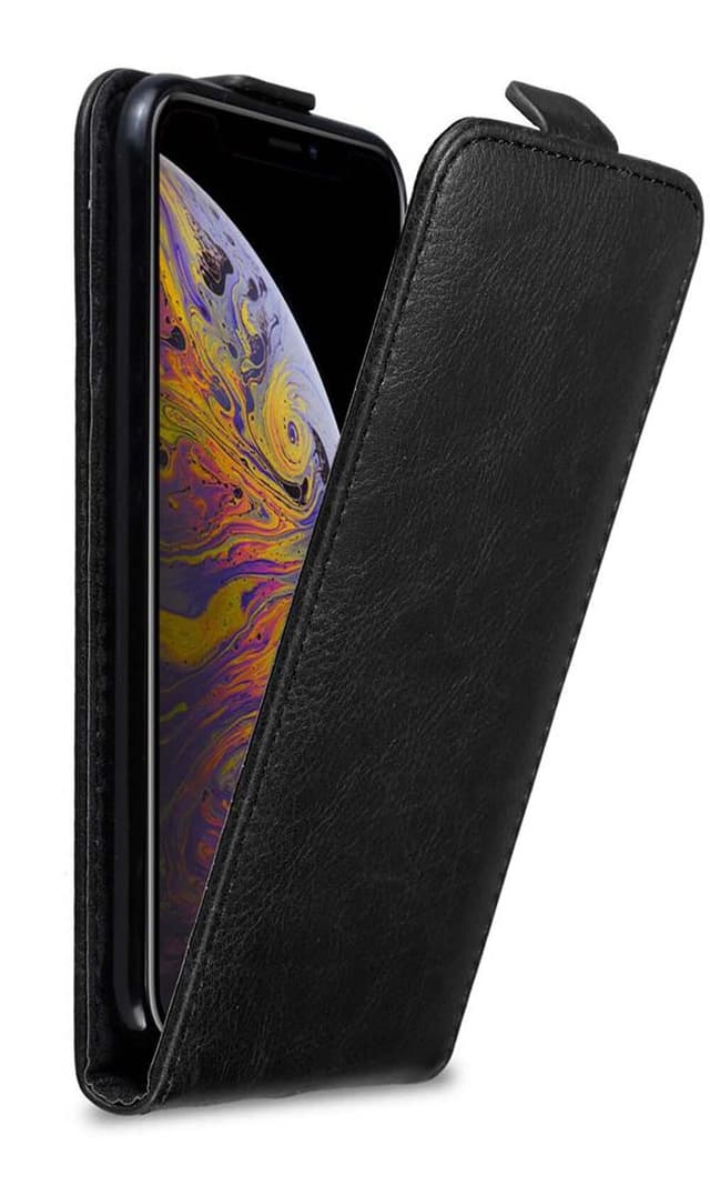 iPhone XS MAX deksel flip cover (svart)