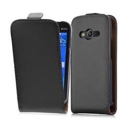Samsung Galaxy ACE 4 Deksel Flip Case (svart)