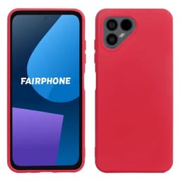 Silikone cover Fairphone 5 - Rød