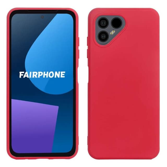 Silikone cover Fairphone 5 - Rød
