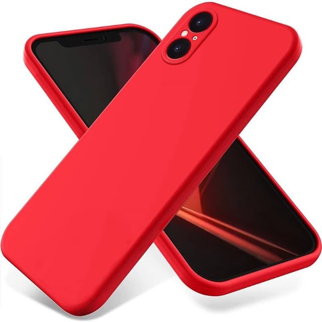Liquid silikon skal Sony Xperia 5 V - China Red