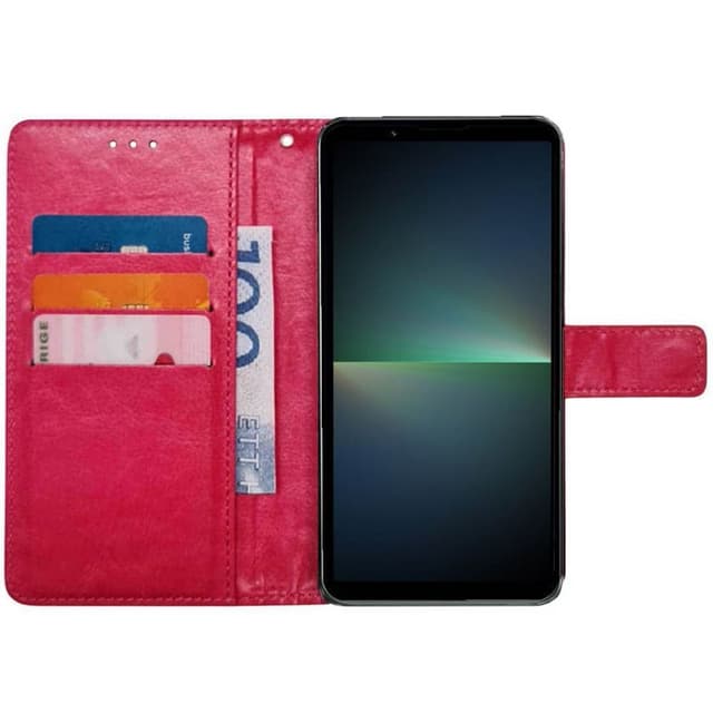 Plånboksfodral 3-kort Sony Xperia 5 V - Rosa