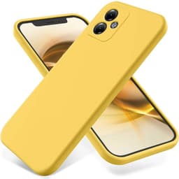 Liquid silikon skal Motorola Moto G14 - Gul