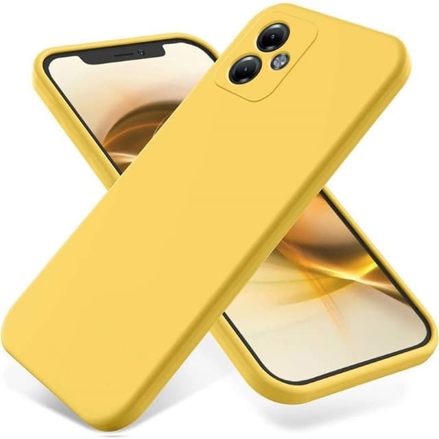Liquid silikon skal Motorola Moto G14 - Gul