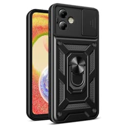 SKALO Motorola Moto G14 Armor hybridi metallirengas kameran liukusäädin - - Musta