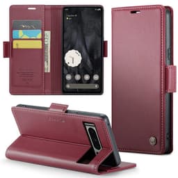 CASEME Retro Lompakkokotelo Pixel 8 Pro