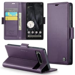 CASEME Plånboksfodral till Pixel 8 Pro - Lila
