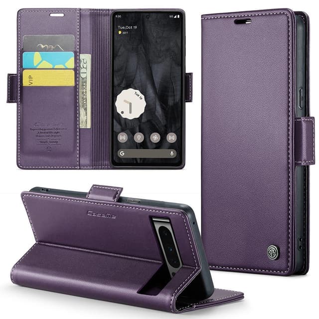 CASEME Plånboksfodral till Pixel 8 Pro - Lila