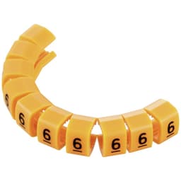 TRU COMPONENTS 1593428 TC-MB2/6203 Märkningsclip Tryck