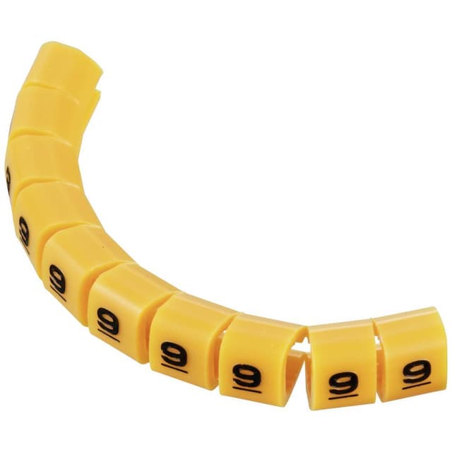 TRU COMPONENTS TC-MB1/9203 Mærkningsclip Påtrykt 9