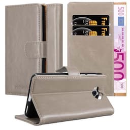 Huawei Y5 2017 / Y6 2017 lommebokdeksel etui (brun)