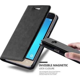 Samsung Galaxy J1 2016 lommebokdeksel case (svart)