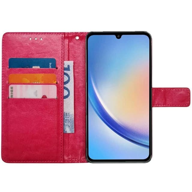 Wallet cover 3-kort Samsung Galaxy A05s - Lyserød