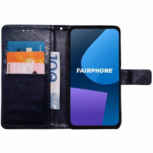 Plånboksfodral 3-kort Fairphone 5 - Mörkblå