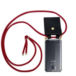 Samsung Galaxy S5 / S5 NEO Skal Fodral Kedja (Röd)