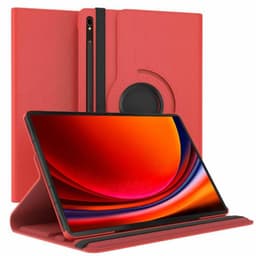 360° roterbar deksel Samsung Galaxy Tab S9 11.0 - Rød
