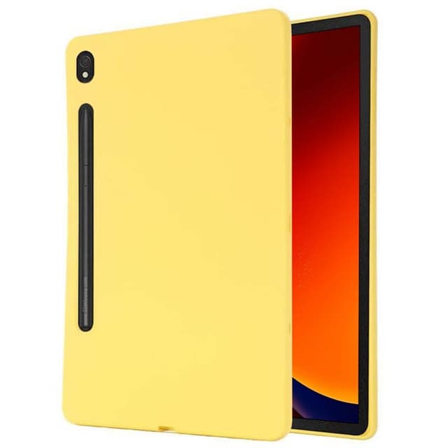 Liquid silikone cover Samsung Galaxy Tab S9 11.0 - Gul