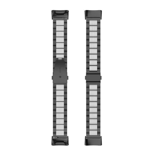 Rustfritt stål klokkereim Fitbit Charge 6 - Svart/sølv