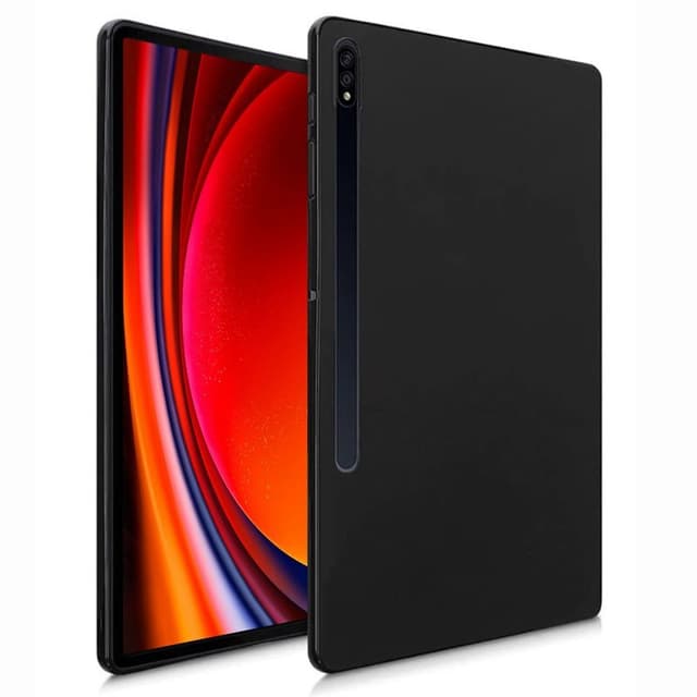 Silikonikotelo Samsung Galaxy Tab S9 Plus 12.4 - Musta
