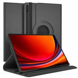 360° roterbar deksel Samsung Galaxy Tab S9 Plus 12.4 - Sort