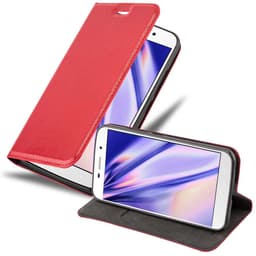 ZTE Blade A602 Plånboksfodral Skal (Röd)