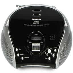 Lenco SCD-27BK CD-soitin ja FM Radio (musta)