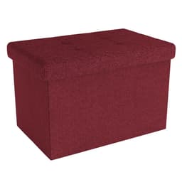 Sammenleggbar Krakk 49x30x30 cm Fotstøtte (rød)